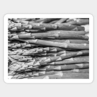 Organic asparagus spears Sticker